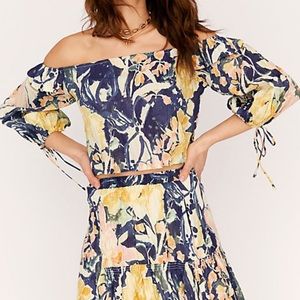 NWT Free People ‘Shasta’ skirt and top set